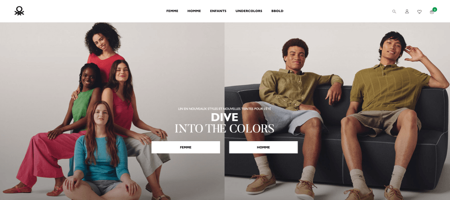 Boutique en ligne United Colors of Benetton